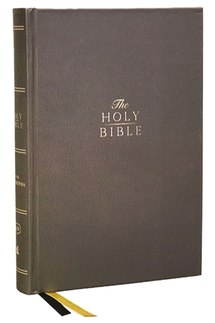 KJV Holy Bible with Apocrypha and 73,000 Center-Column Cross References, Hardcover, Red Letter, Comfort Print