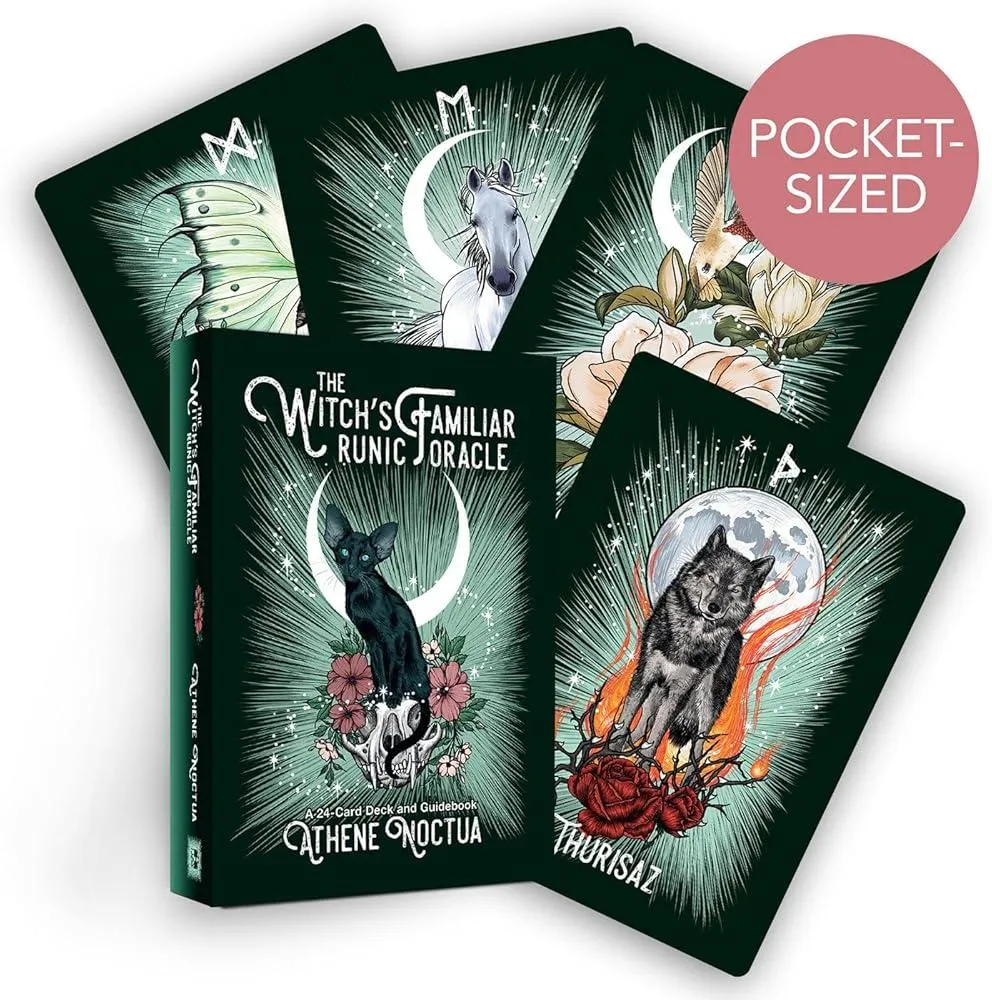 The Witch’s Familiar Runic Oracle : A 24-Card Deck and Guidebook