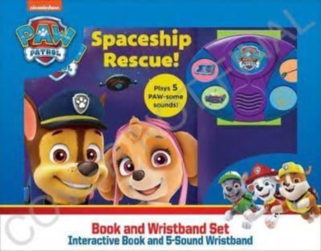Nickelodeon Paw Patrol Book And Wristband Sound Book Set