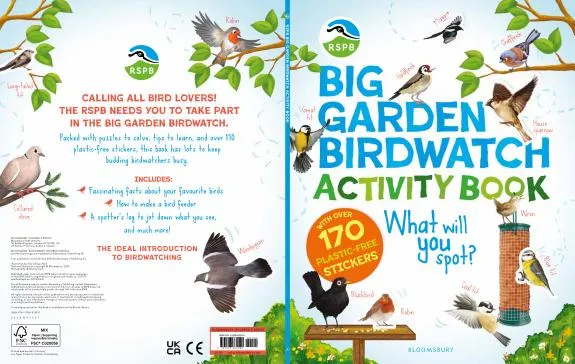 RSPB Big Garden Birdwatch Activity Book : The essential birdwatching activity book with 170+ stickers!