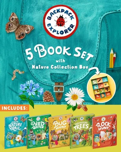 Backpack Explorer 5-Book Set with Nature Collection Box