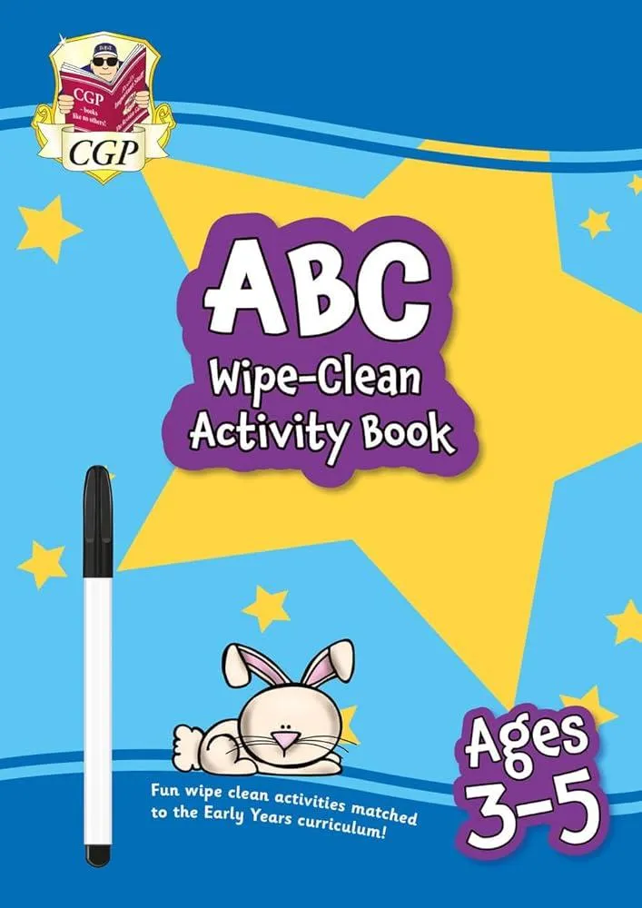 New ABC Wipe-Clean Activity Book for Ages 3-5 (with pen): perfect for learning the alphabet