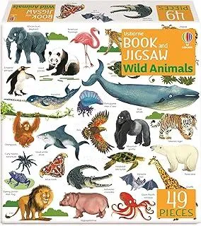 Usborne Book and Jigsaw Wild Animals