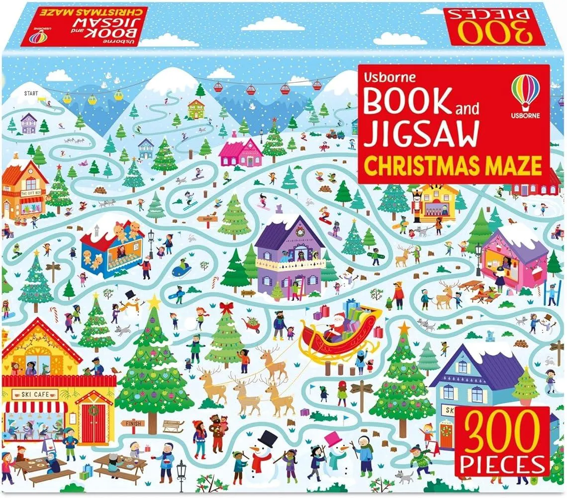 Usborne Book and Jigsaw Christmas Maze