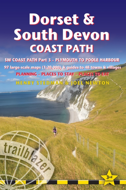 Dorset and South Devon Coast Path - guide and maps to 48 towns and villages with large-scale walking maps (1