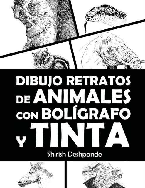 Dibujo retratos de animales con boligrafo y tinta