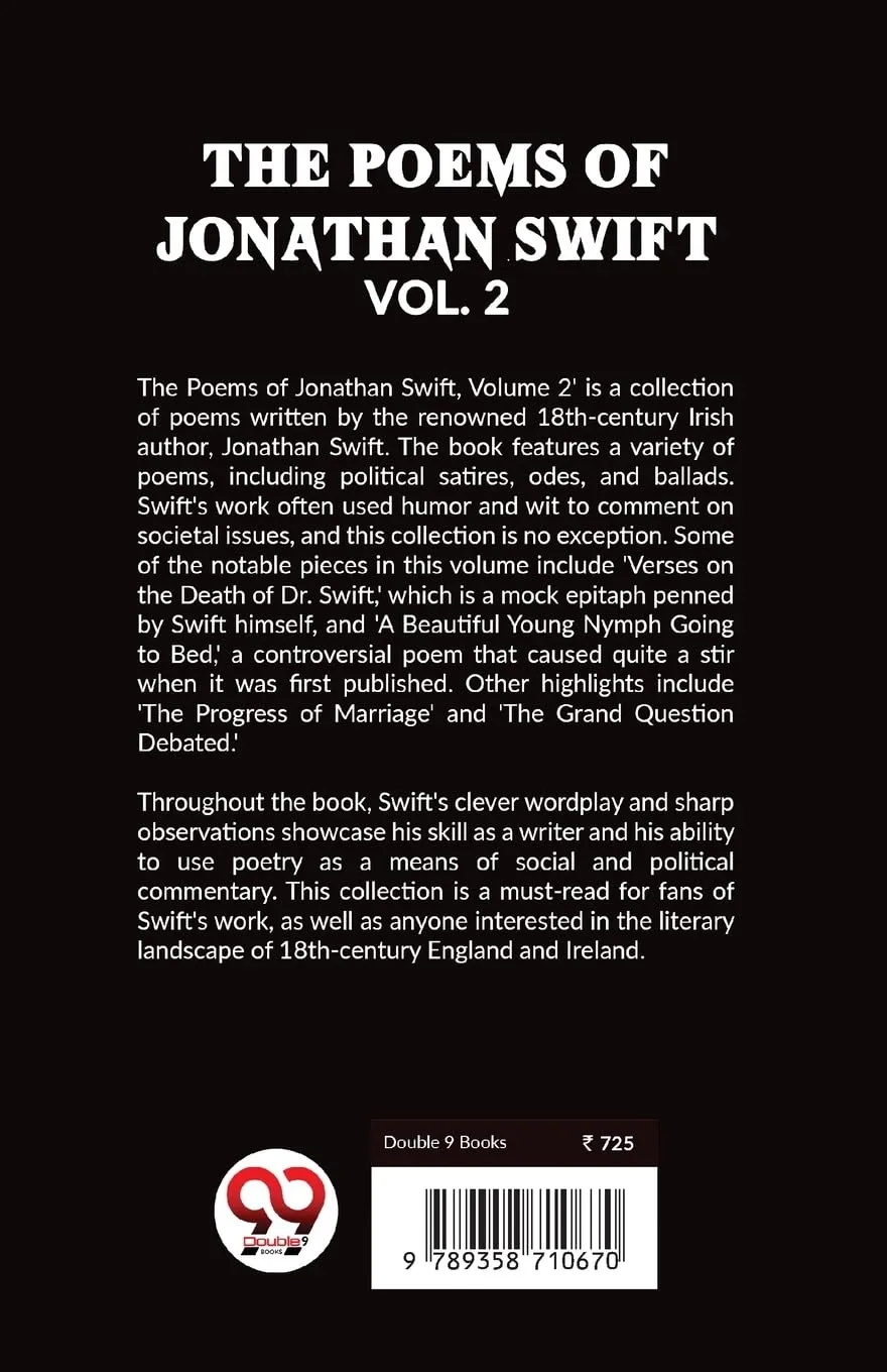The Poems of Jonathan Swift