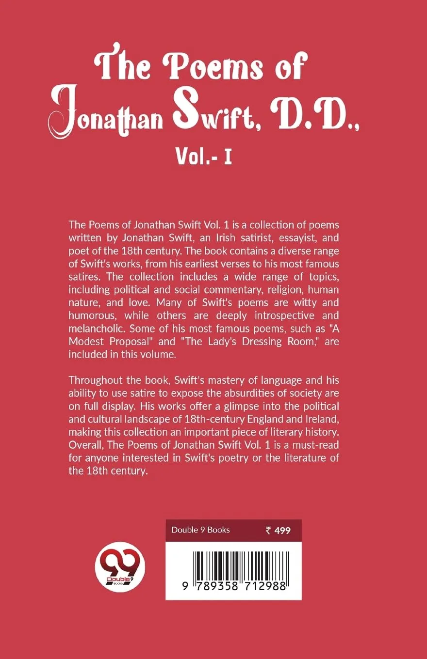 The Poems of Jonathan Swift D.D