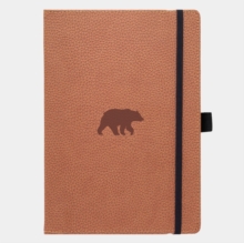 A4 Brown Bear Nbook Plain