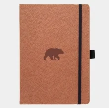 A4 Brown Bear Nbook Plain