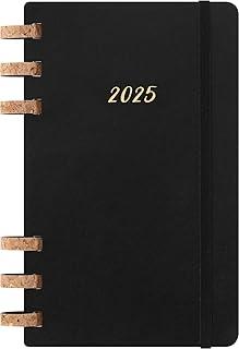 Moleskine 2025 12-Month Large Softcover Spiral Planner: Black