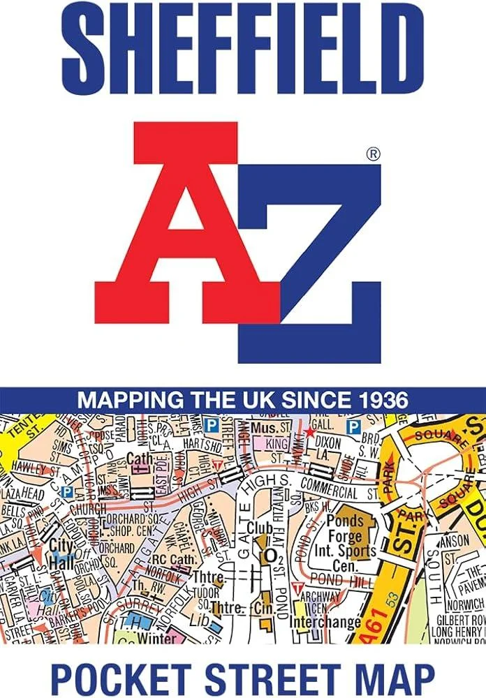 Sheffield A-Z Pocket Street Map