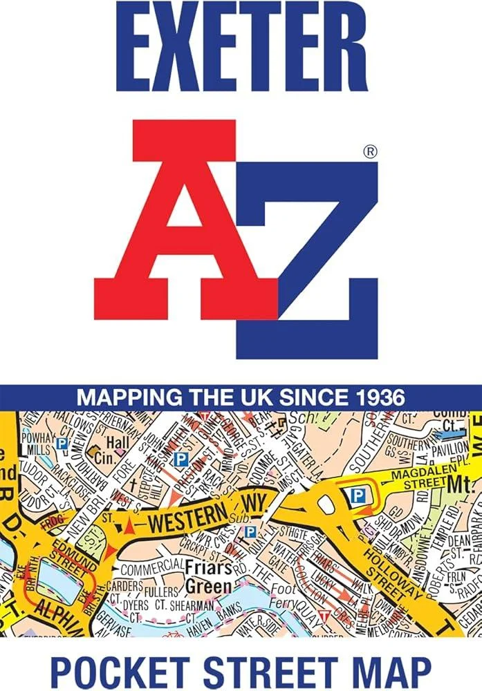 Exeter A-Z Pocket Street Map