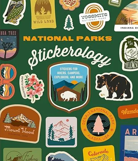 National Parks Stickerology : Stickers for Hikers, Campers, Explorers, and More: Stickers for Journals, Water Bottles, Laptops, Planners, and Smartphones