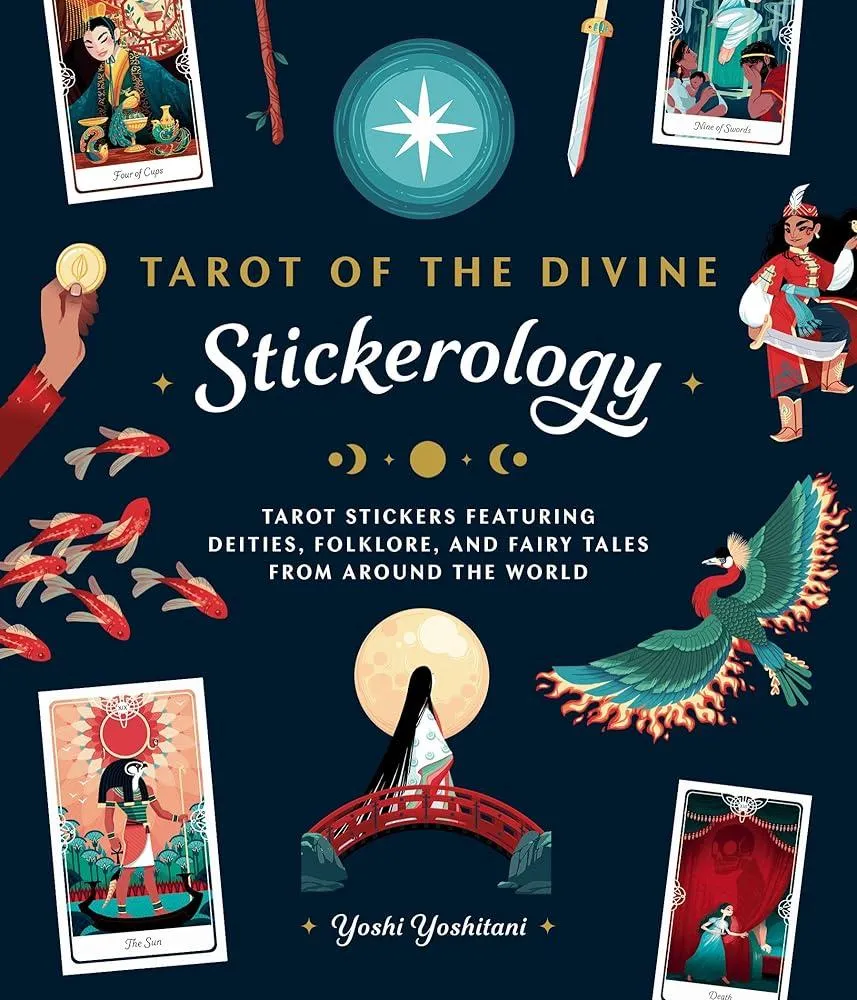 Tarot of the Divine Stickerology : Tarot Stickers Featuring Deities, Folklore, and Fairy Tales from Around the World: Tarot stickers for journals, water bottles, laptops, planners, and more