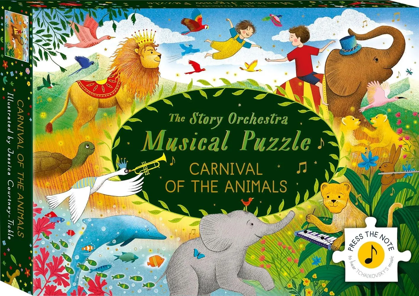 The Story Orchestra: Carnival of the Animals: Musical Puzzle : Press the note to hear Saint-Saens' music