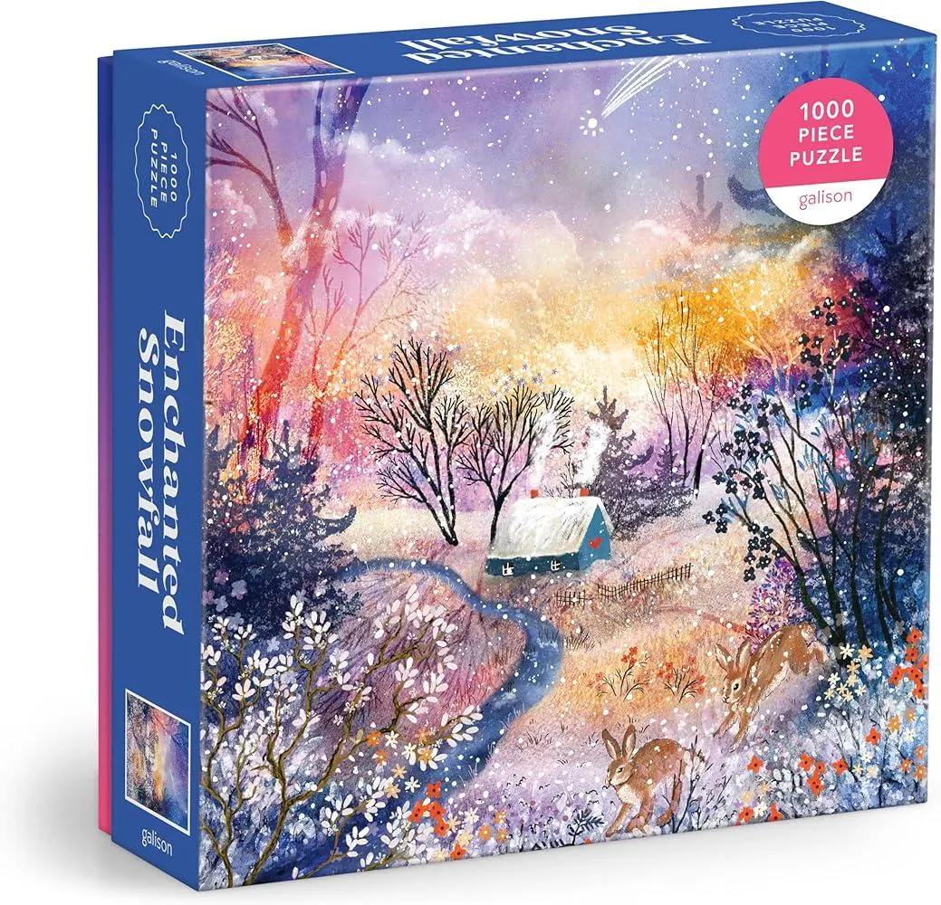 Enchanted Snowfall 1000 Piece Foil Puzzle