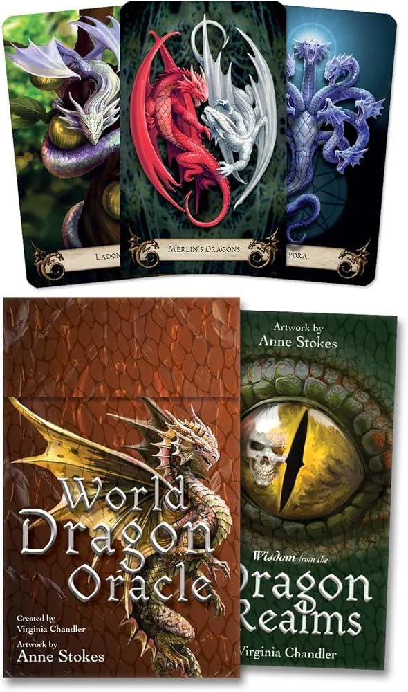 World Dragon Oracle : 28 Cards & 128-Page, Color Guidebook