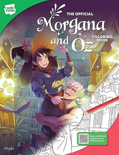 The Official Morgana and Oz Coloring Book : 46 original illustrations to color and enjoy