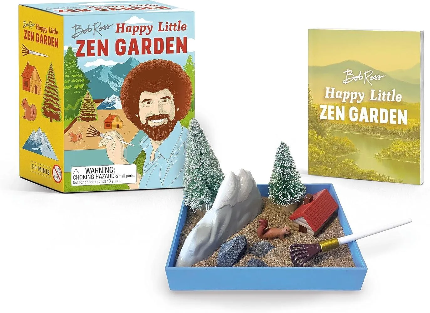 Bob Ross Happy Little Zen Garden