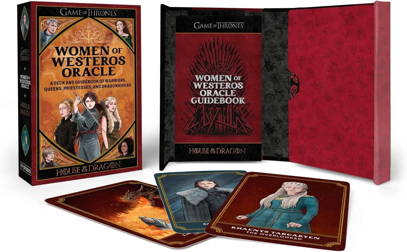 Game of Thrones & House of the Dragon: Women of Westeros Oracle : A Deck and Guidebook of Warriors, Queens, Priestesses, and Dragonriders