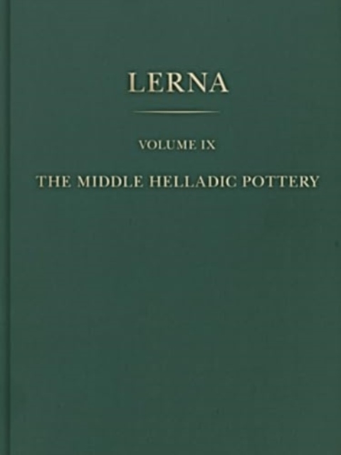 The Middle Helladic Pottery (2-volume set)