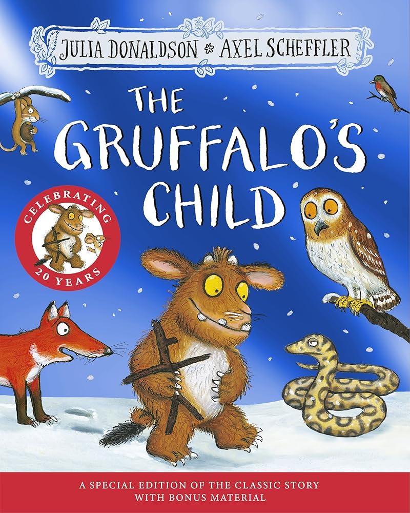 The Gruffalo's Child 20th Anniversary Edition : with a shiny blue foil cover and fun activities to make and do!