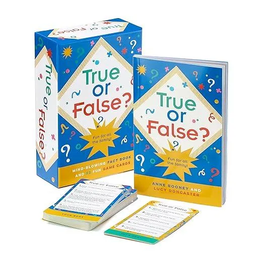 True or False? : Mind-Blowing 128-page Fact Book and 52 Fun Game Cards