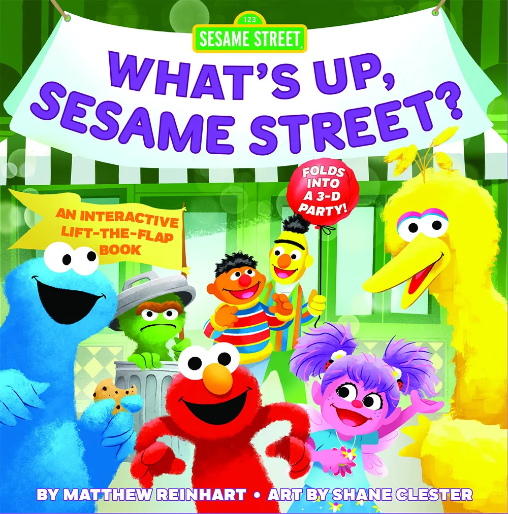 What’s Up, Sesame Street? (A Pop Magic Book) : Folds into a 3-D Party!