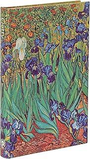 Van Gogh’s Irises Mini Lined Hardback Journal (Elastic Band Closure)