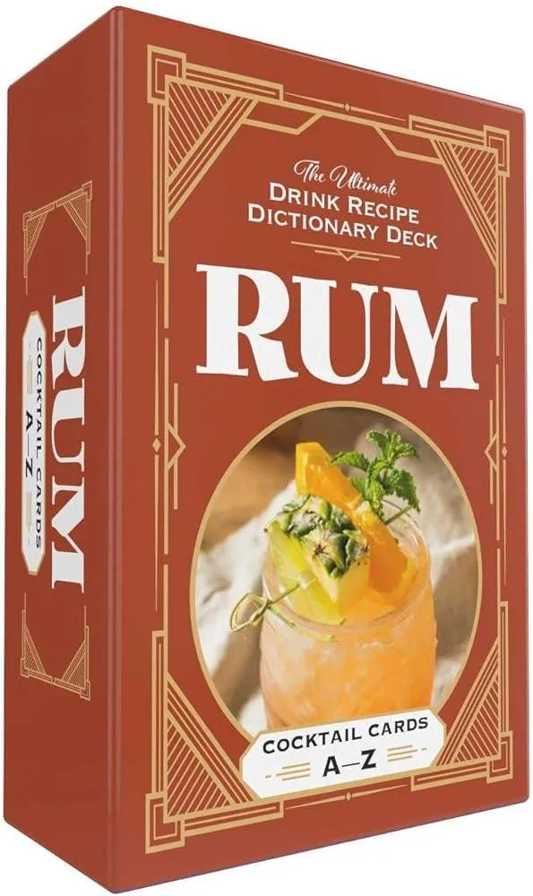 Rum Cocktail Cards A–Z : The Ultimate Drink Recipe Dictionary Deck