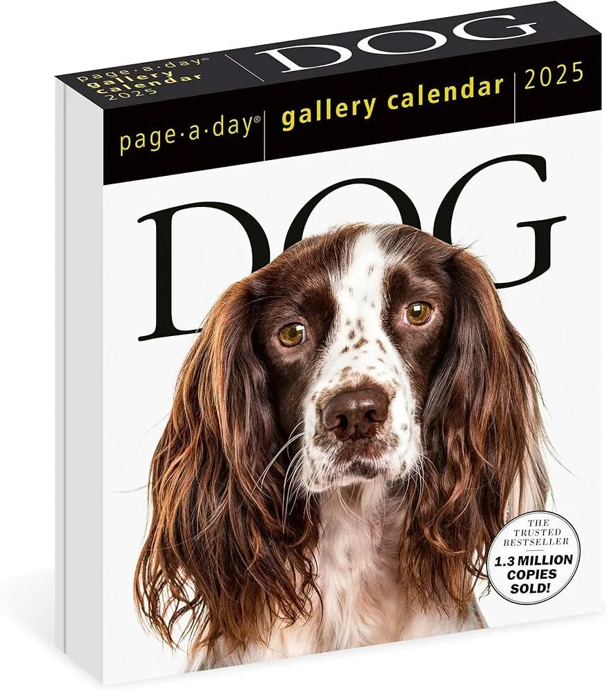 Dog Page-A-Day® Gallery Calendar 2025 : An Elegant Canine Celebration