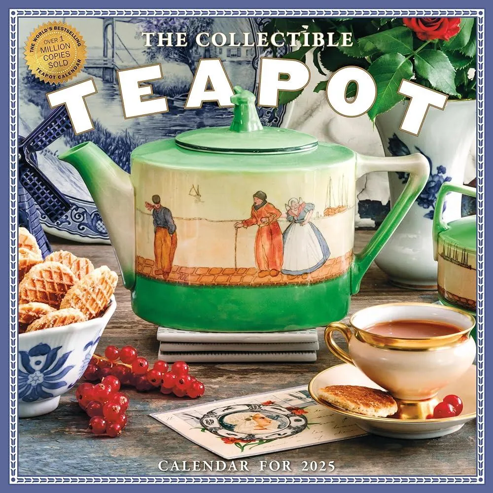 The Collectible Teapot Wall Calendar 2025 : A Tea Obsessive's Dream Come True