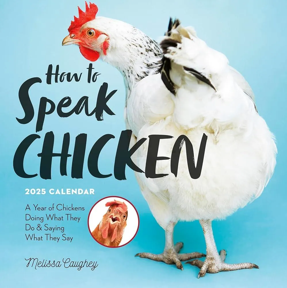 How to Speak Chicken Wall Calendar 2025 : A Year of Chickens Doing What They Do and Saying What They Say