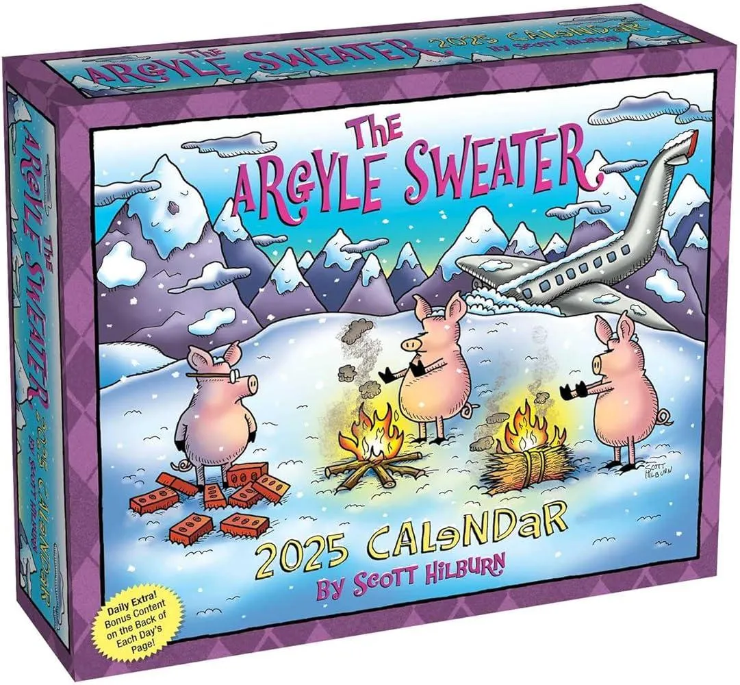 The Argyle Sweater 2025 Day-to-Day Calendar