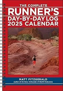 The Complete Runner's Day-by-Day Log 12-Month 2025 Planner Calendar