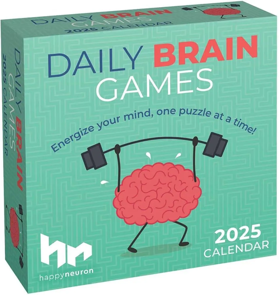 Daily Brain Games 2025 Day-to-Day Calendar : Energize your mind, one puzzle at a time!