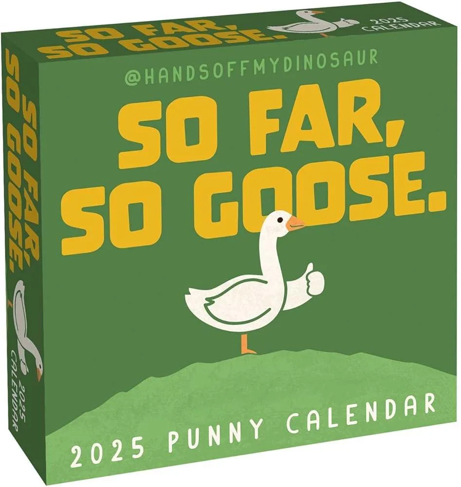 HandsOffMyDinosaur 2025 Day-to-Day Calendar : So Far, So Goose.