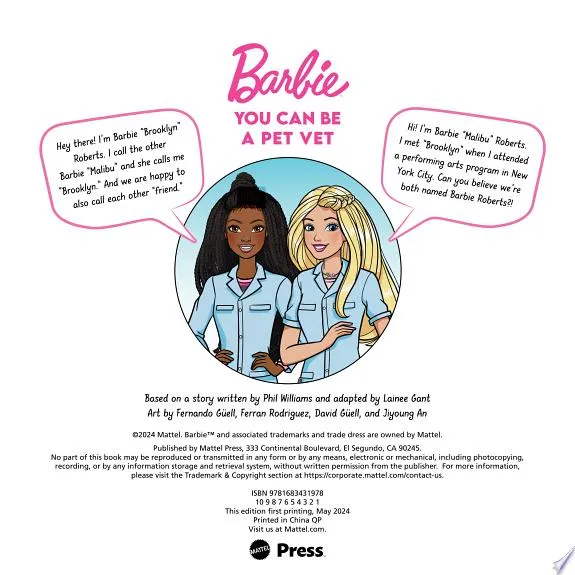 Barbie: You Can Be A Pet Vet