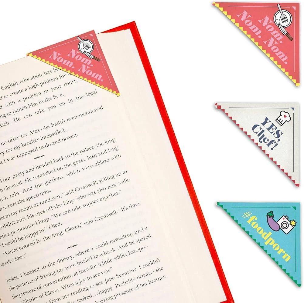 Knock Knock Cookbook Lovers Bookmark Corners