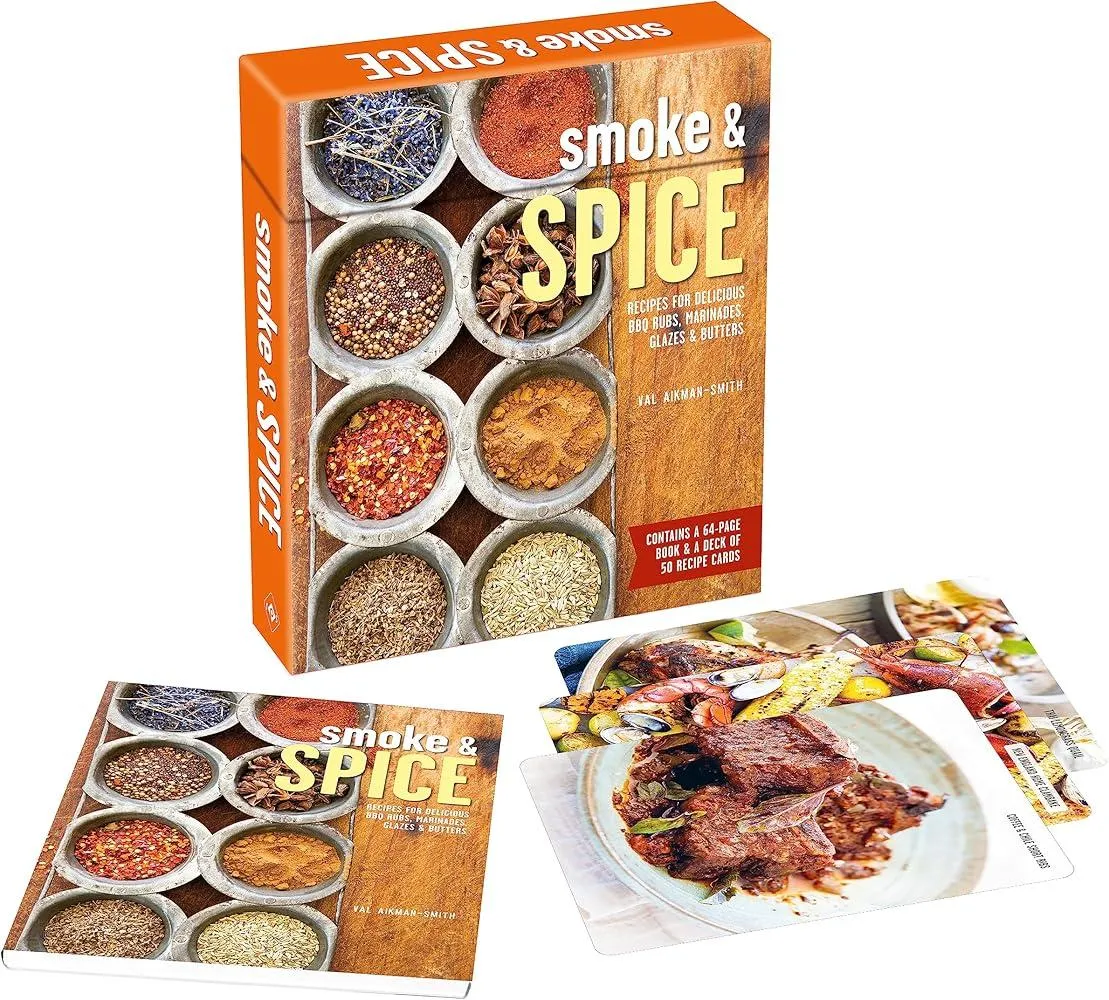 Smoke & Spice Deck : 50 Recipe Cards for Delicious Bbq Rubs, Marinades, Glazes & Butters