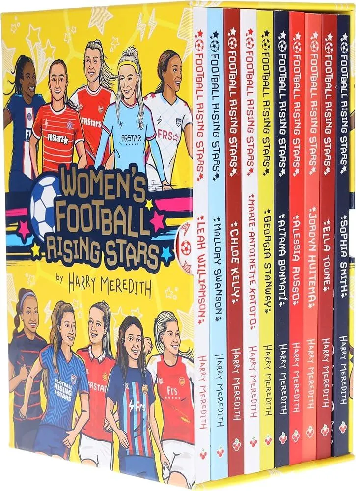 Women's Football Rising Stars: 10 Book Collection