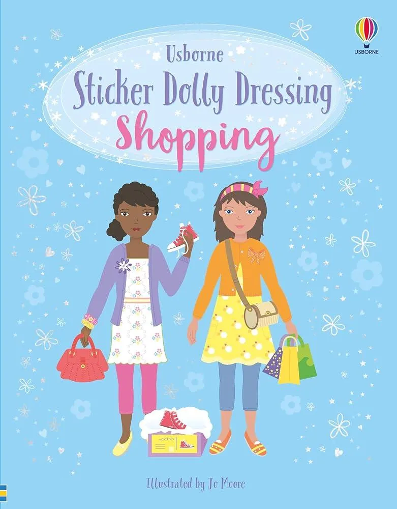 Sticker Dolly Dressing Shopping