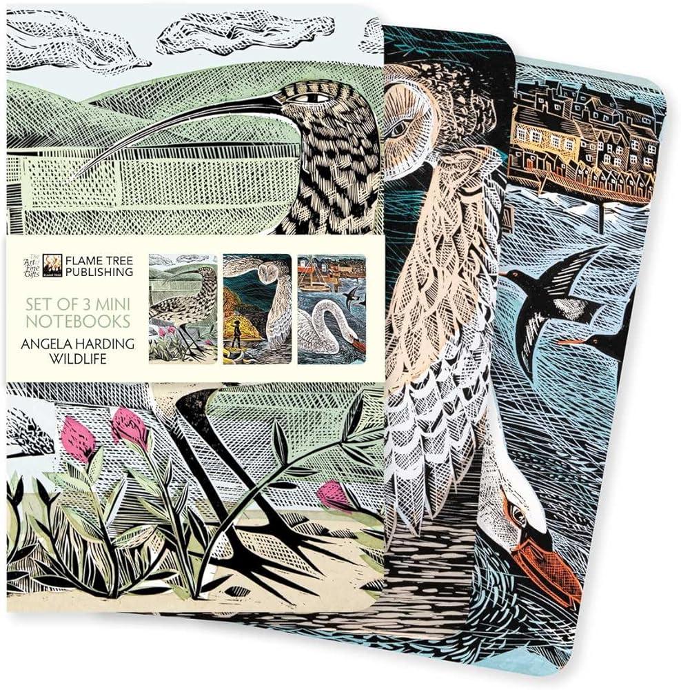 Angela Harding: Wildlife Set of 3 Mini Notebooks