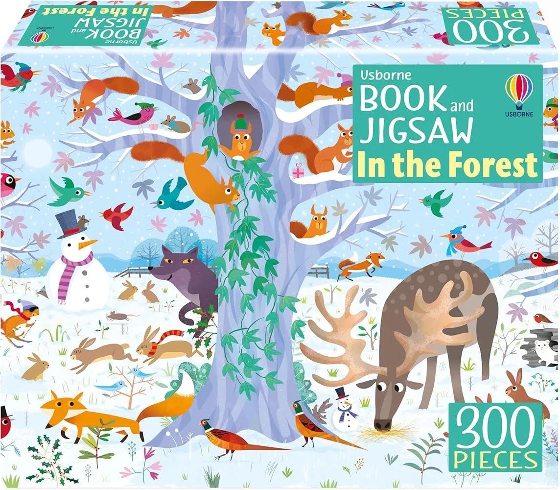 Usborne Book and Jigsaw In the Forest