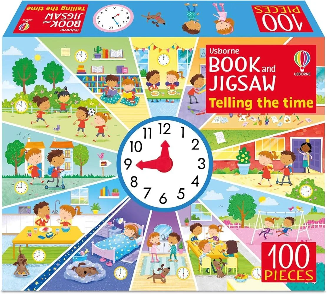 Usborne Book and Jigsaw Telling the Time