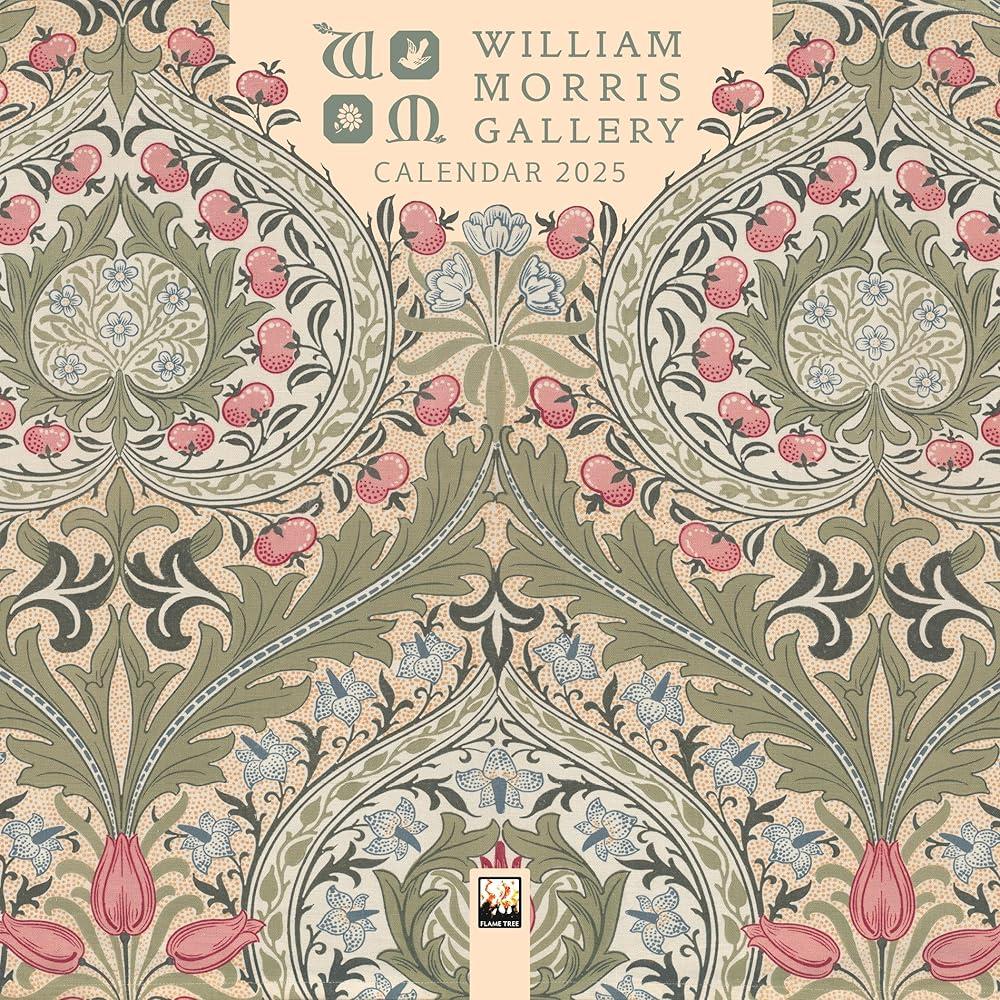 William Morris Gallery Mini Wall Calendar 2025 (Art Calendar)