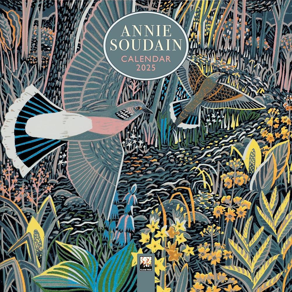 Annie Soudain Mini Wall Calendar 2025 (Art Calendar)