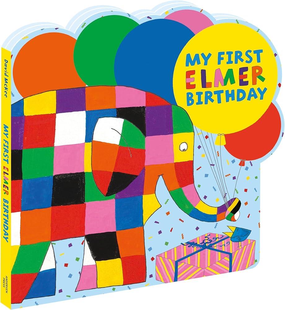 My First Elmer Birthday : Shaped board book