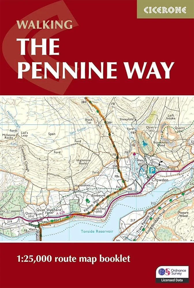 Pennine Way Map Booklet : 1:25,000 OS Route Mapping